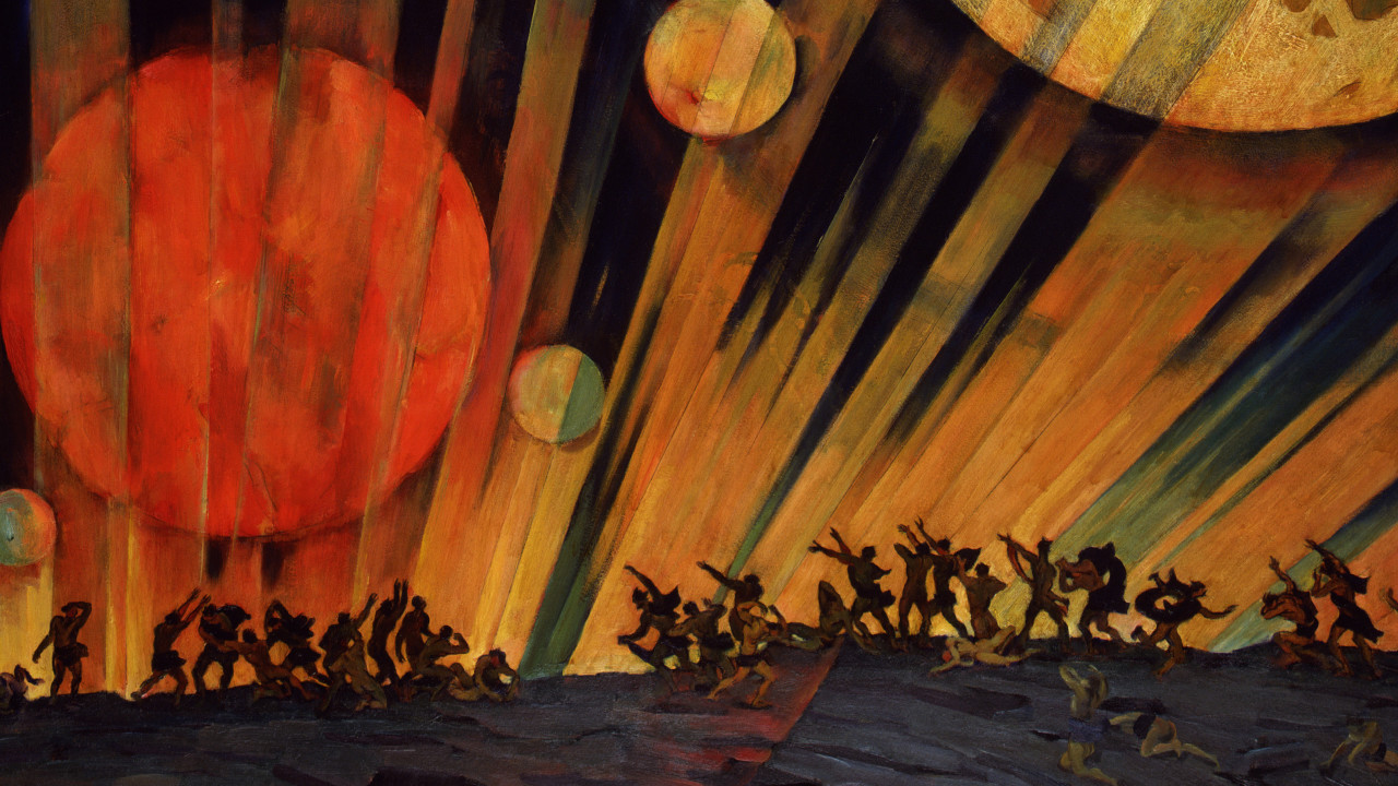 Konstantin Yuon, New Planet (detail)