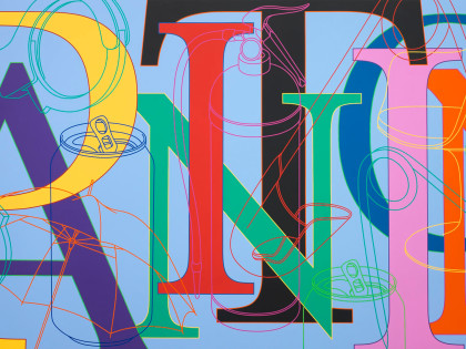 Michael Craig-Martin, Untitled (painting)