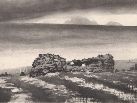 Norman Ackroyd , Sula from St Ronan's Chapel (detail)