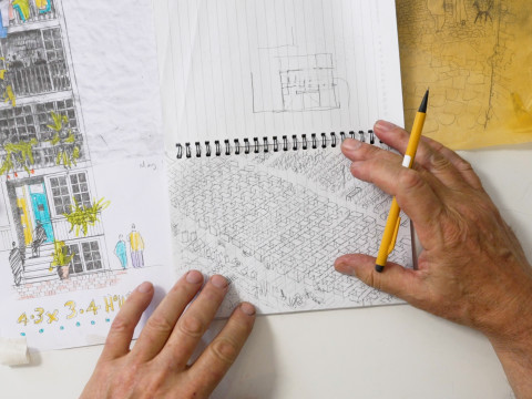 Peter Barber RA's sketchbook