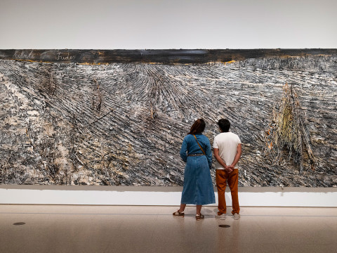 Installation view of the Kiefer / Van Gogh showing Anselm Kiefer 'The Last Load (Das letzte Fuder)', 2019 Installation view of the Kiefer / Van Gogh showing Anselm Kiefer 'The Last Load (Das letzte Fuder)', 2019