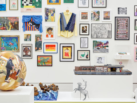 Installation shot of the Young Artists' Summer Show 2023