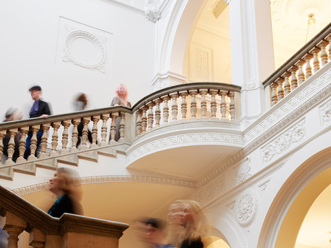 Inside Burlington Gardens at the Royal Academy, 2018