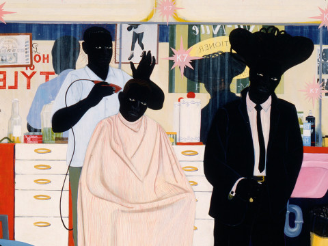 Kerry James Marshall, De Style (detail) Kerry James Marshall, De Style (detail)