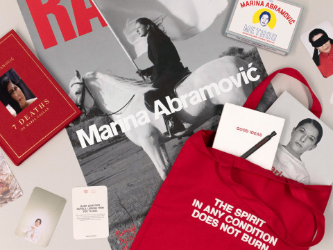 Marina Abramović range from the RA Shop