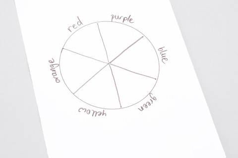 Family how-to: make a colour wheel 1 Family how-to: make a colour wheel 1
