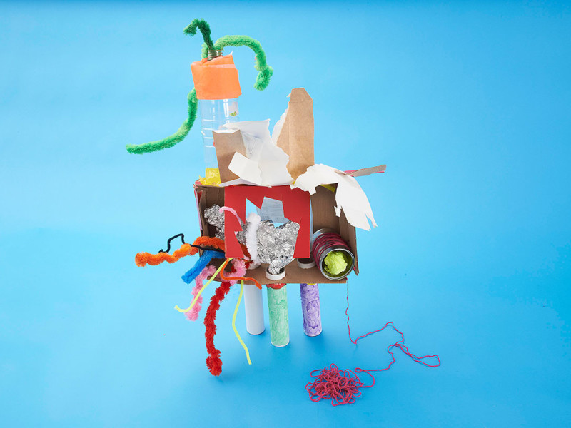 Recycled Art Sculptures For Kids