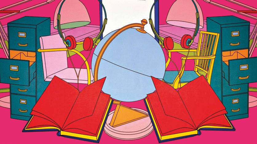 Michael Craig-Martin, Common History: Conference (detail)