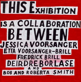 Bob and Roberta Smith RA , Credit panel