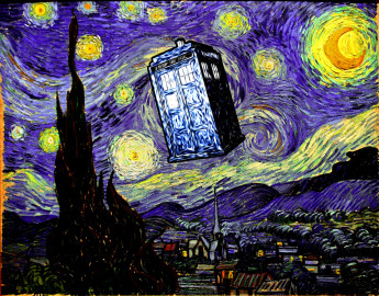 KAMonkey, The Tardis in the Starry Night