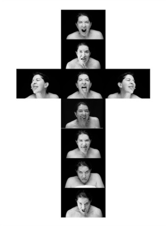 Marina Abramović, Four Crosses: The Evil (positive)