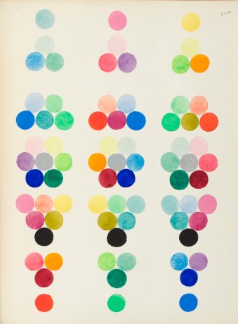 William Benson, Coloured Plate representing sections at right angles with the tertiary cross axes