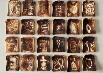 Collaboration, Hummingbirds Class, Age 6, Art on Toast