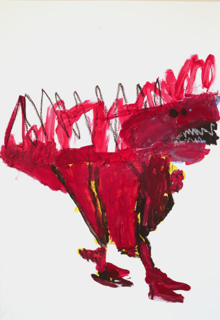 Thomas, Age 6, Tyrant Lizard King