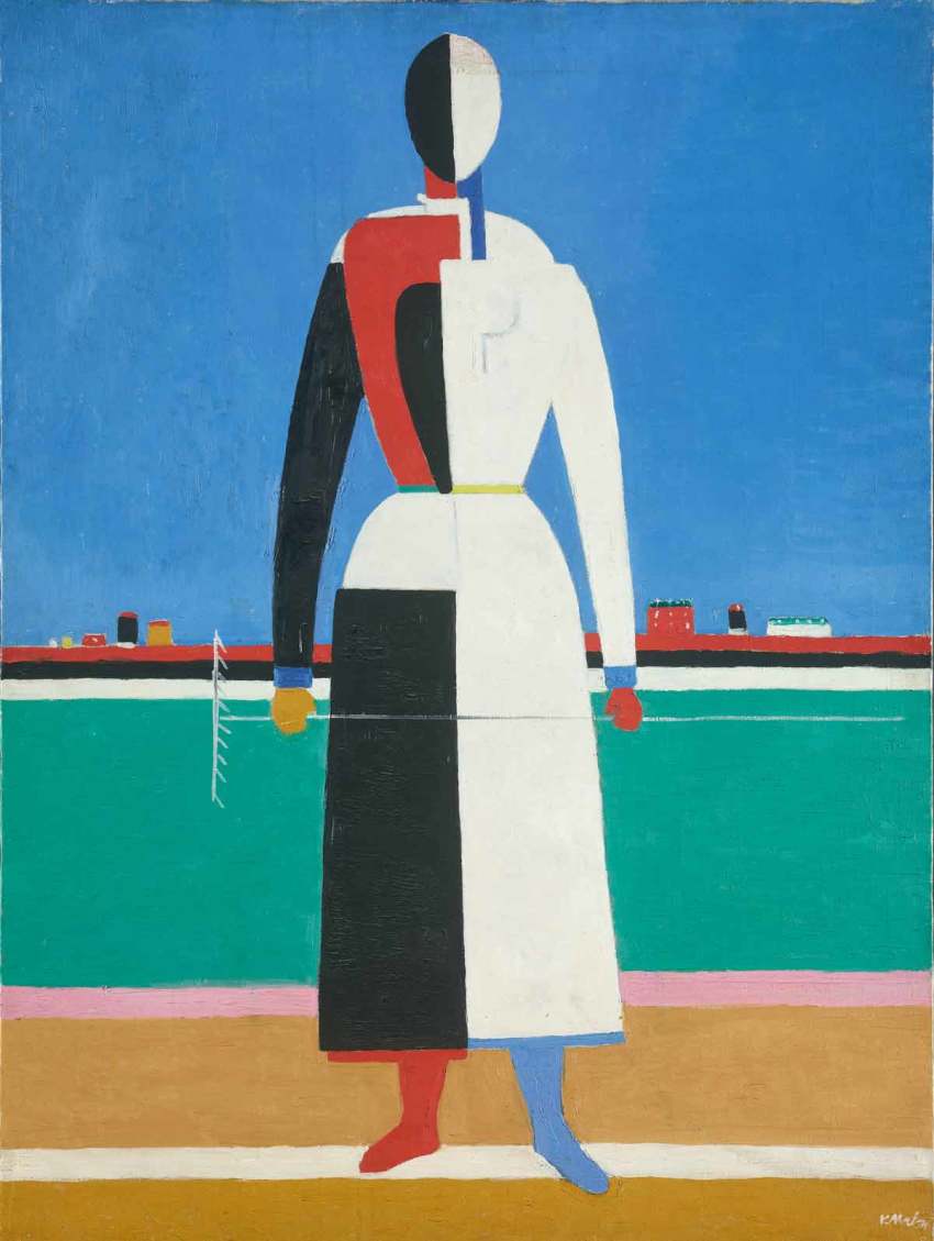 Kazimir Malevich, Woman with Rake