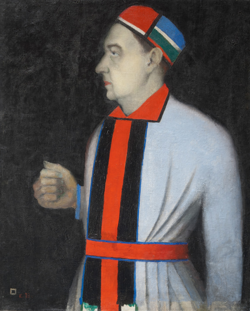 Kazimir Malevich, Portrait of Nikolai Punin