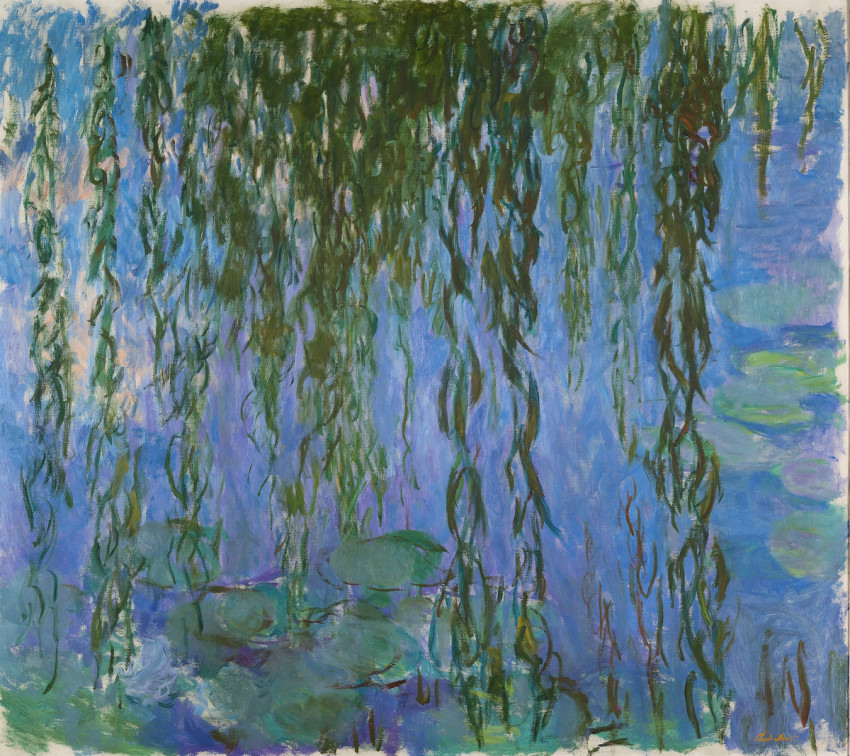 Claude Monet, Water Lilies with Weeping Willows