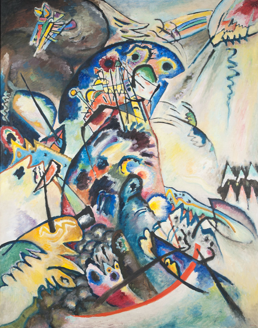 Wassily Kandinsky, Blue Crest (detail)