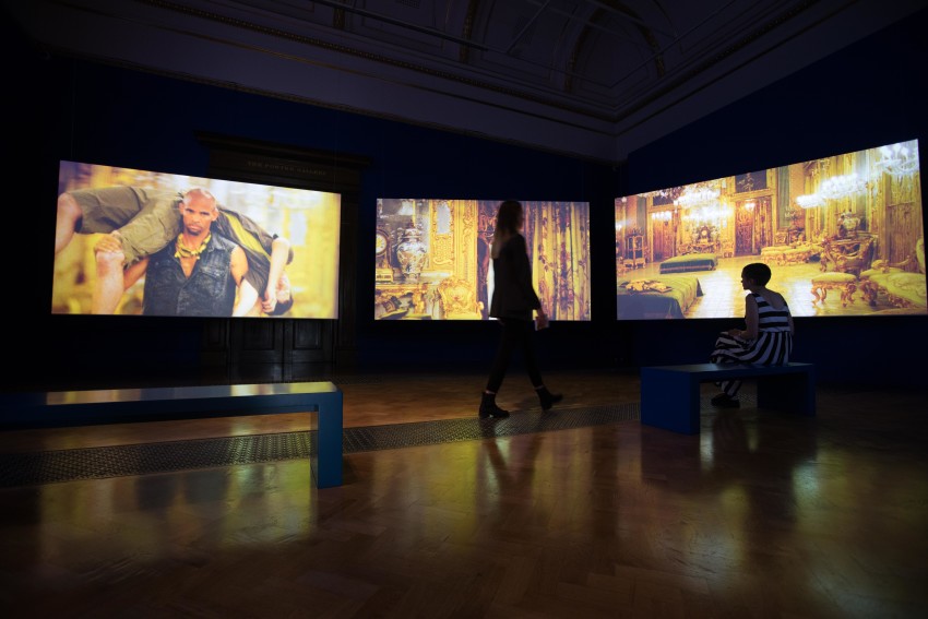 Gallery X, dedicated to the work of Isaac Julien, at the 2017 Summer Exhibition 