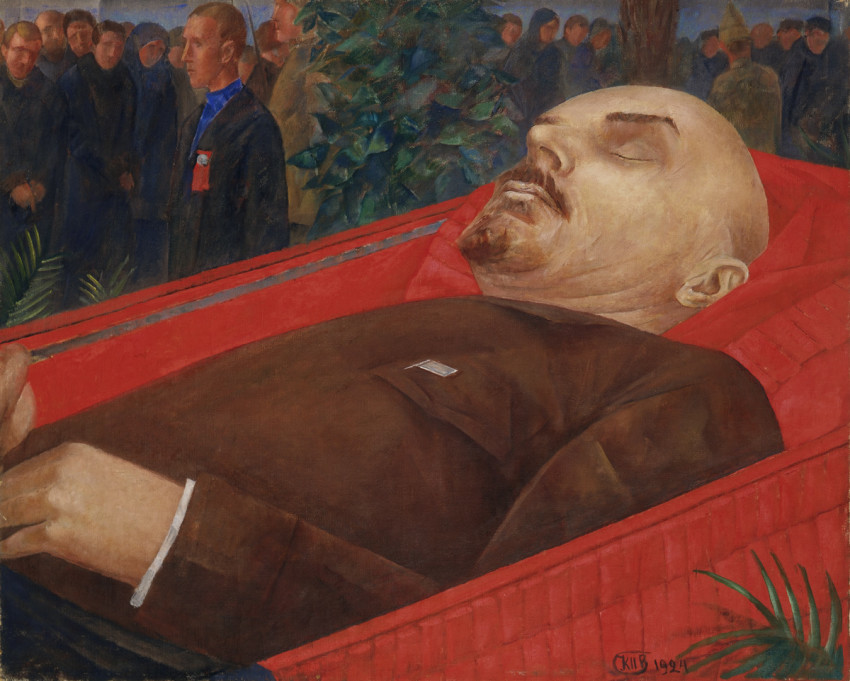 Kuzma Petrov-Vodkin, By Lenin’s Coffin