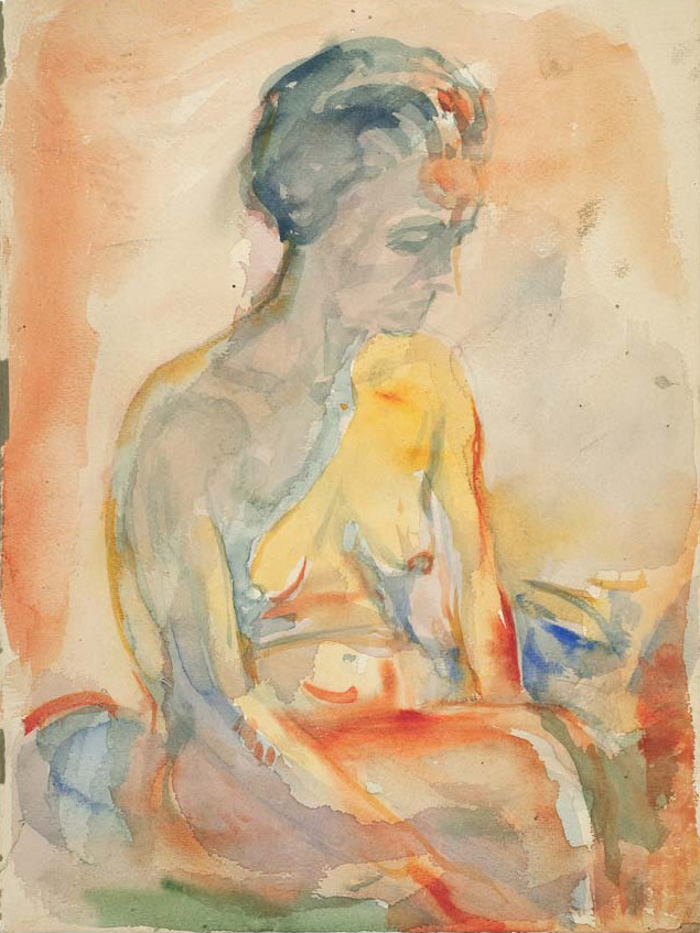 Edvard Munch, Seated Female Nude